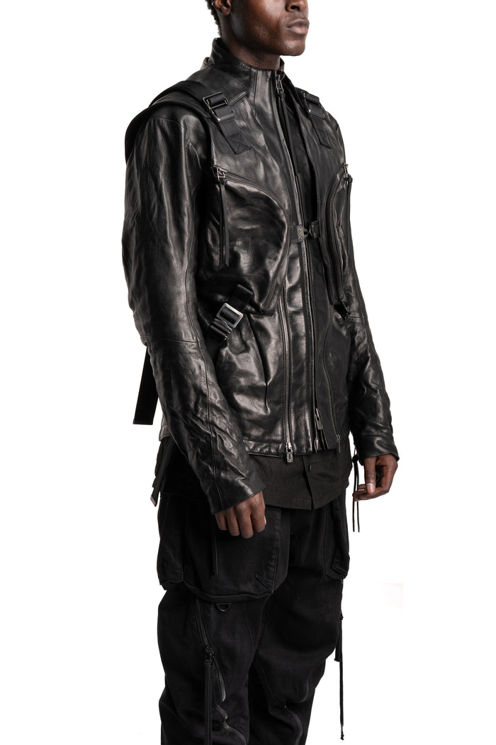 D.Hygen | SS26 - Horse Leather Jacket with Vest, ST105-0426S