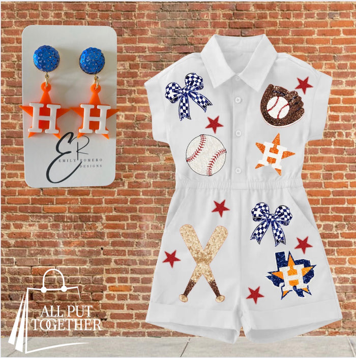 Houston Astros Sequin Romper