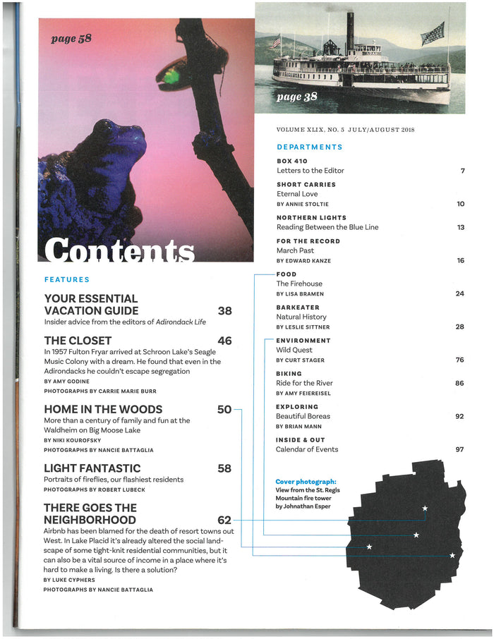 July/August 2018 Plan Your Adirondack Vacation