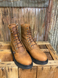 Justin Men's Leather Double Comfort 8" Work Boots