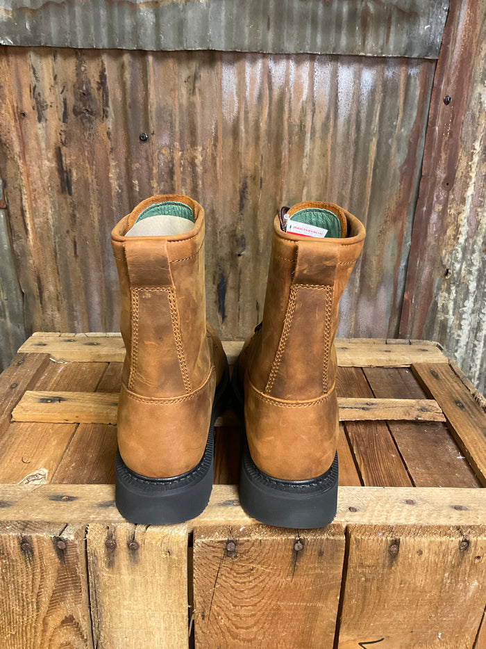 Justin Men's Leather Double Comfort 8" Work Boots