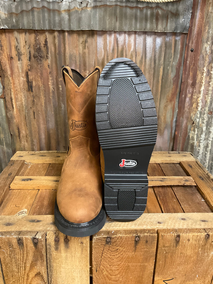 Justin Round Up Waterproof Round Toe