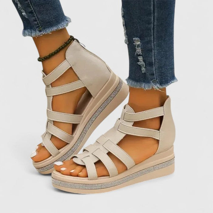 KENDALL | COMFORT STRASS SANDALS