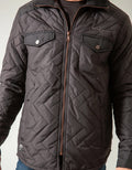 Kimes Ranch Skink Quilted Solid Zip Shirt Jacket