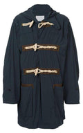 Kolor Kolor Blue Oversized Duffle Coat - Runway Catalog
