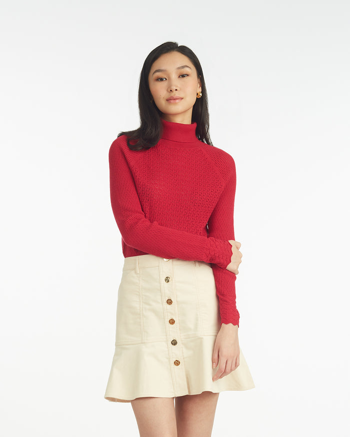 Lace Stitch Pullover