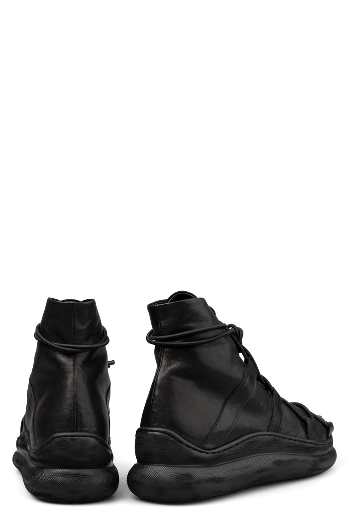 Puro | SS26 - Laced lamb leather sneakers | HIGH DEFINITION