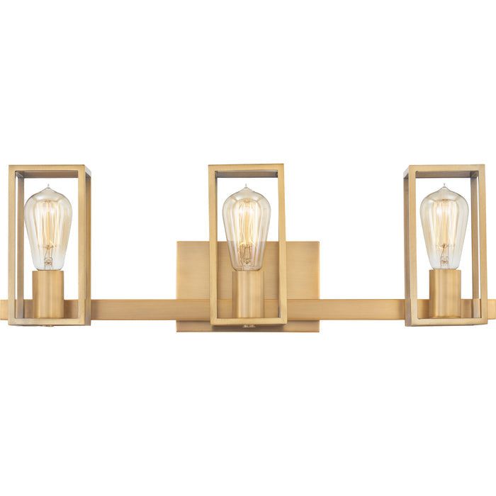 3-Light / Weathered Brass