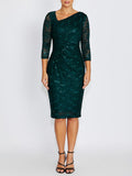 Leighton Evergreen Stretch Lace Dress