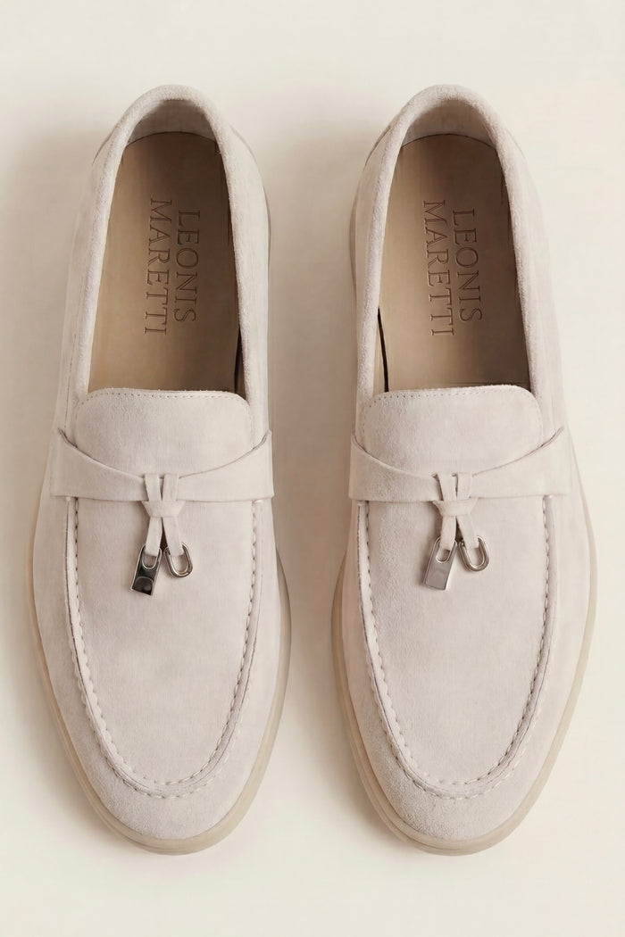 Leonis Buckle Loafer Cream