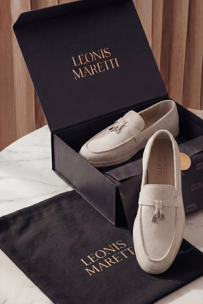 Leonis Buckle Loafer Cream