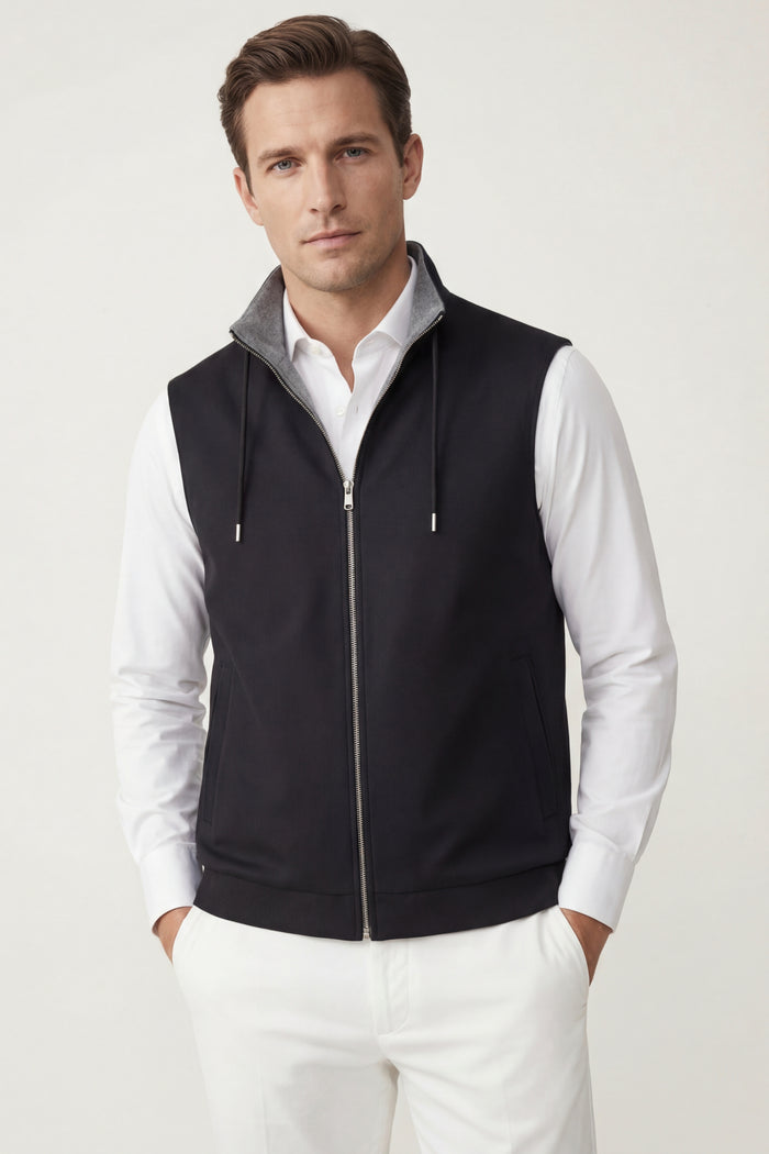 Leonis Reversible Vest Black
