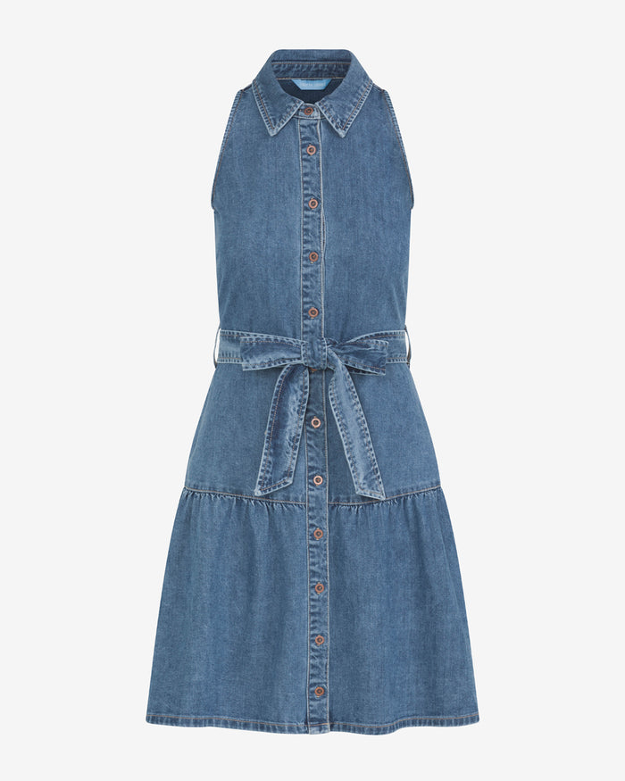 Lexi Sleeveless Tie Waist Dress