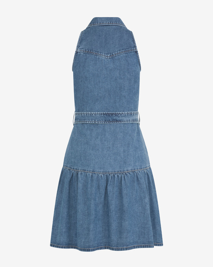 Lexi Sleeveless Tie Waist Dress