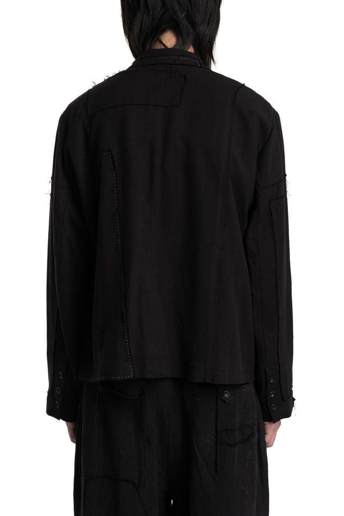 Professor.E | SS26 - Linen Patchwork Blazer JKT-02