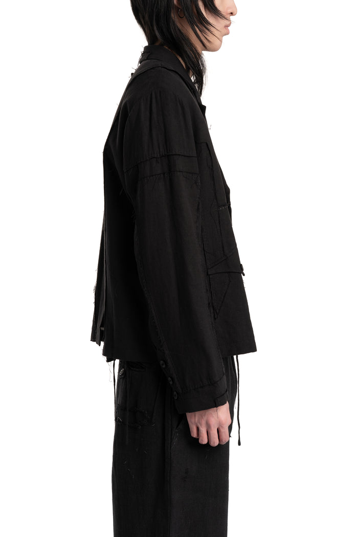 Professor.E | SS26 - Linen Patchwork Blazer JKT-02