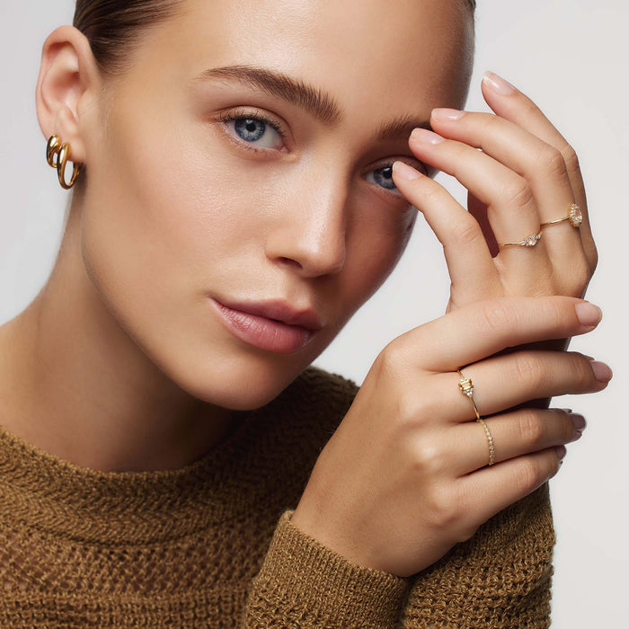 Lioravelle | Violet Diamond Ring 18k Gold
