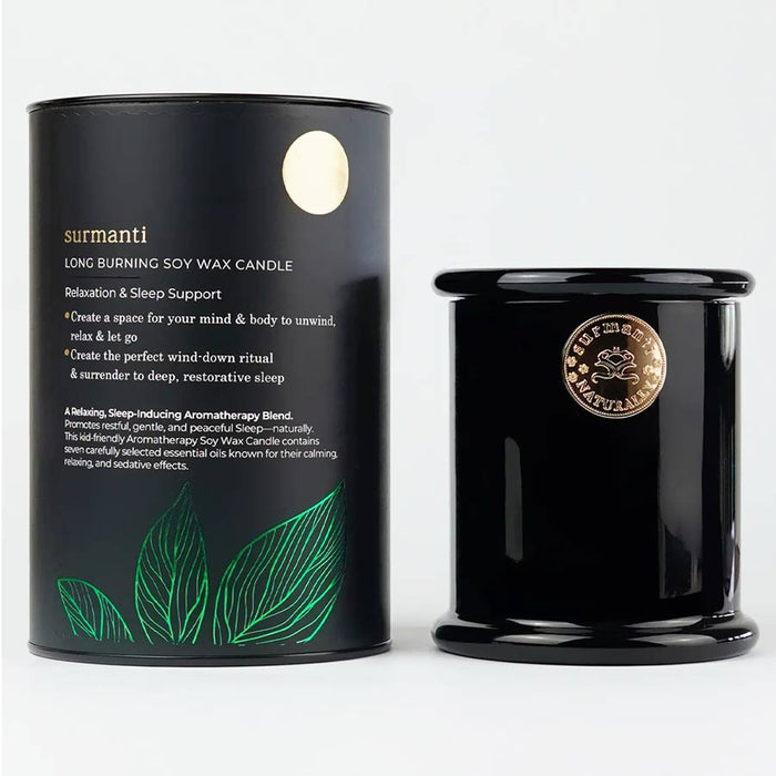 Surmanti Long Burning Soy Wax Candle - Relaxation & Sleep Support | Koop.co.nz