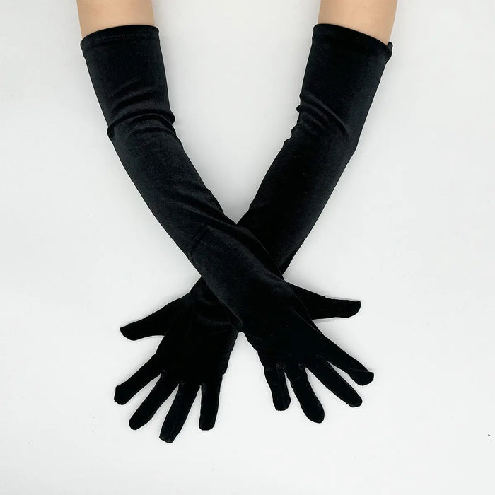 Long Velve Formal Gloves Wedding Prom Evening Gown Bridal Accessories GL004 SHEER FAIRY
