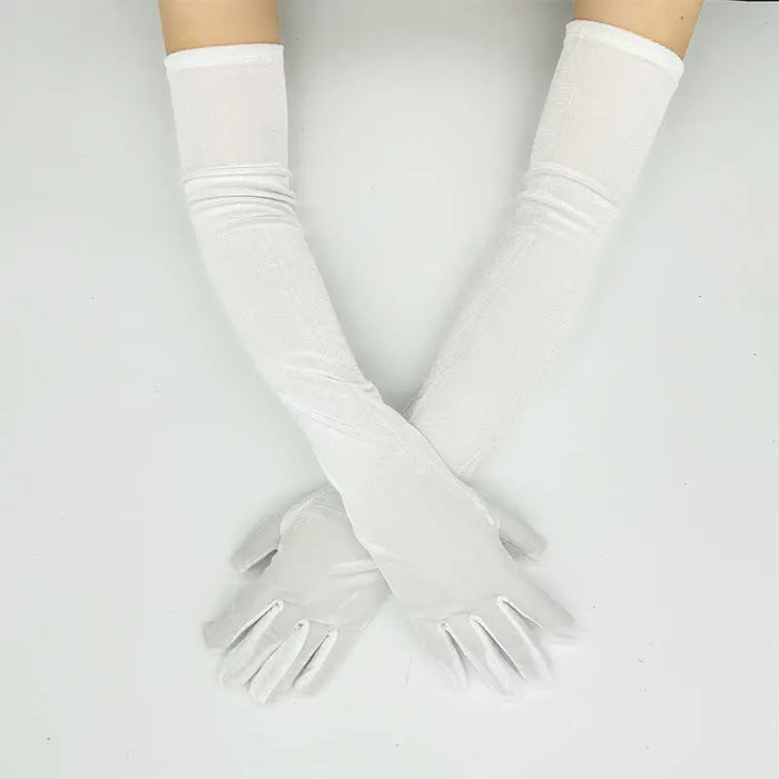 Long Velve Formal Gloves Wedding Prom Evening Gown Bridal Accessories GL004 SHEER FAIRY