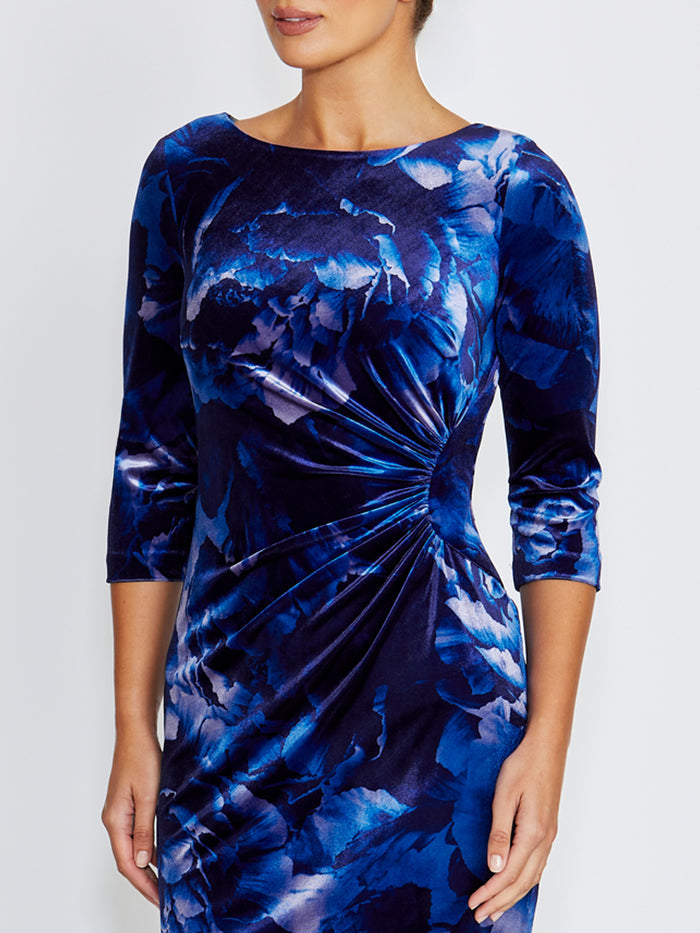 Lottie Printed Velour Dress