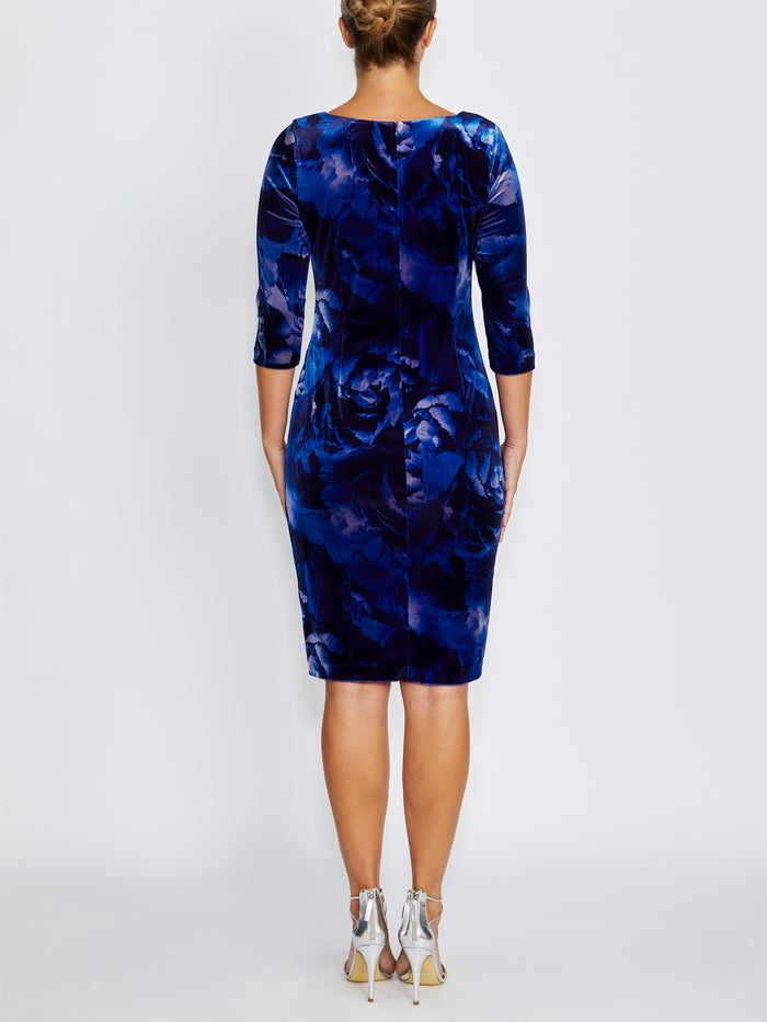 Lottie Printed Velour Dress