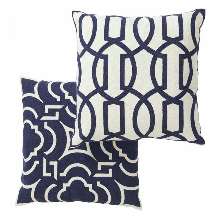 Society Home Lowell Crewel Cushion  (50cm) | Koop.co.nz