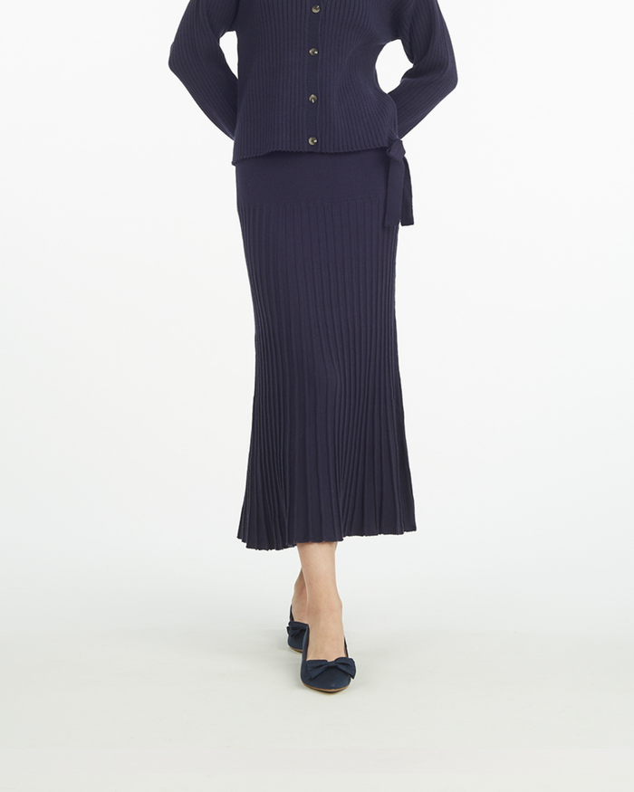 Luxe Pleated Maxi Skirt
