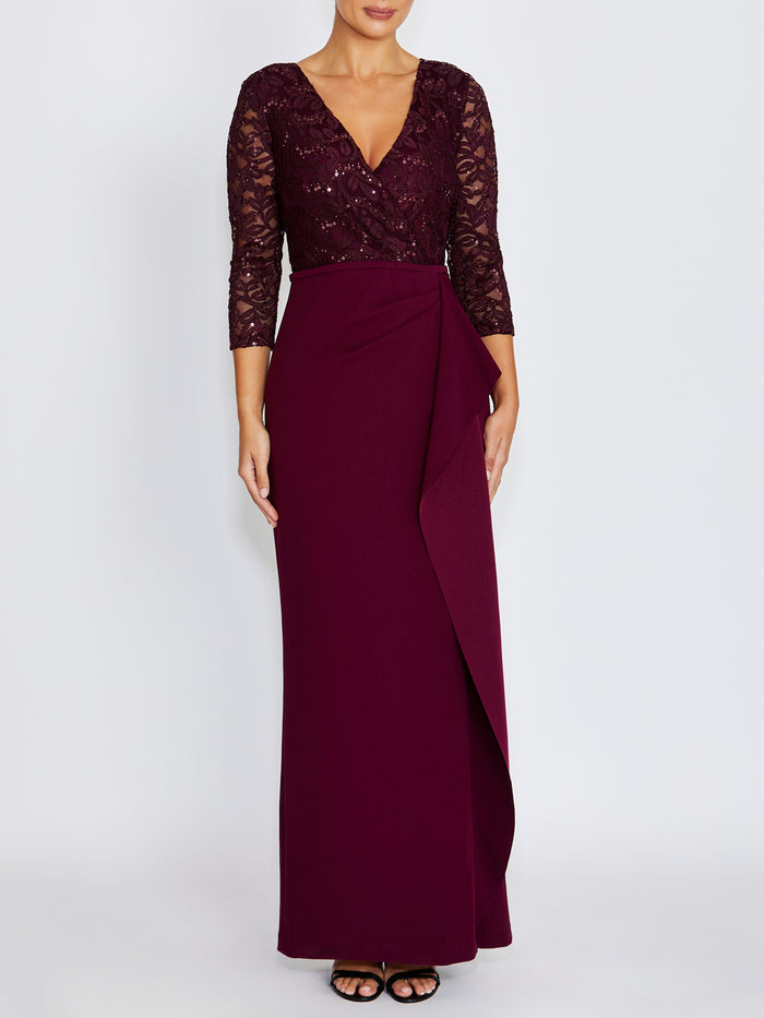 Lyndal Wine Gown