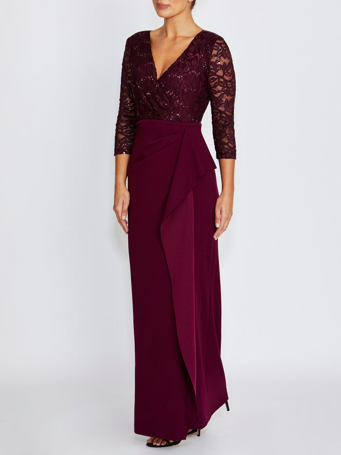 Lyndal Wine Gown