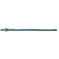 M & F Western Floral Embossed Leather Turquoise Hatband