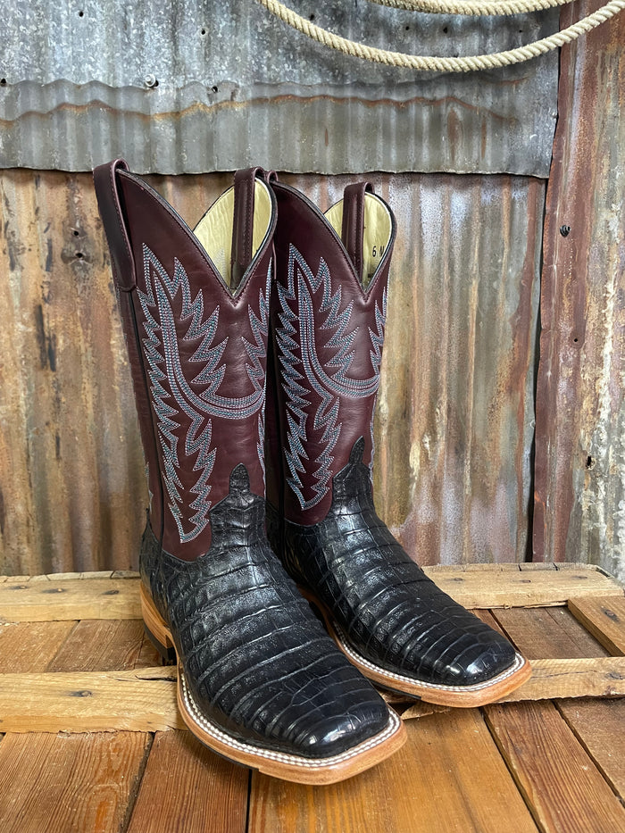 Macie Bean Caiman Belly Western Boot