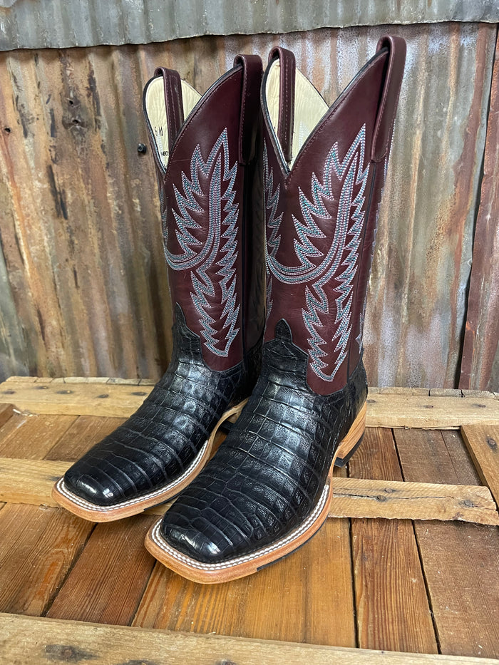 Macie Bean Caiman Belly Western Boot
