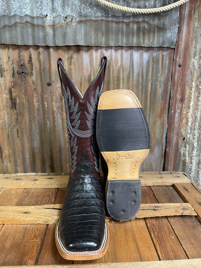 Macie Bean Caiman Belly Western Boot