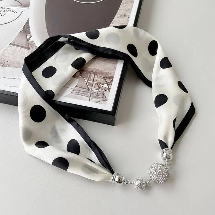 Magnetic Silk Scarf Necklace
