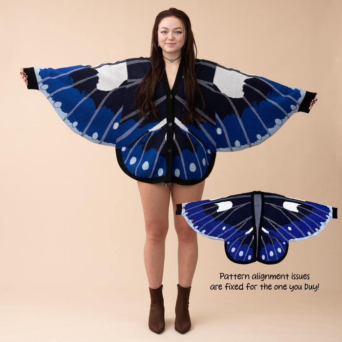Magpie Crow Butterfly Cardigan (Restocking September 10th, 2026)