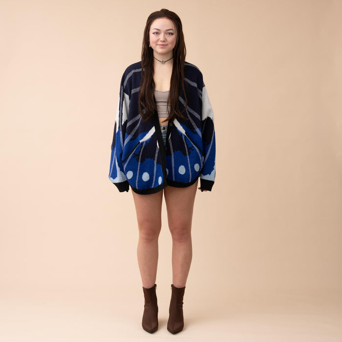 Magpie Crow Butterfly Cardigan (Restocking September 10th, 2026)