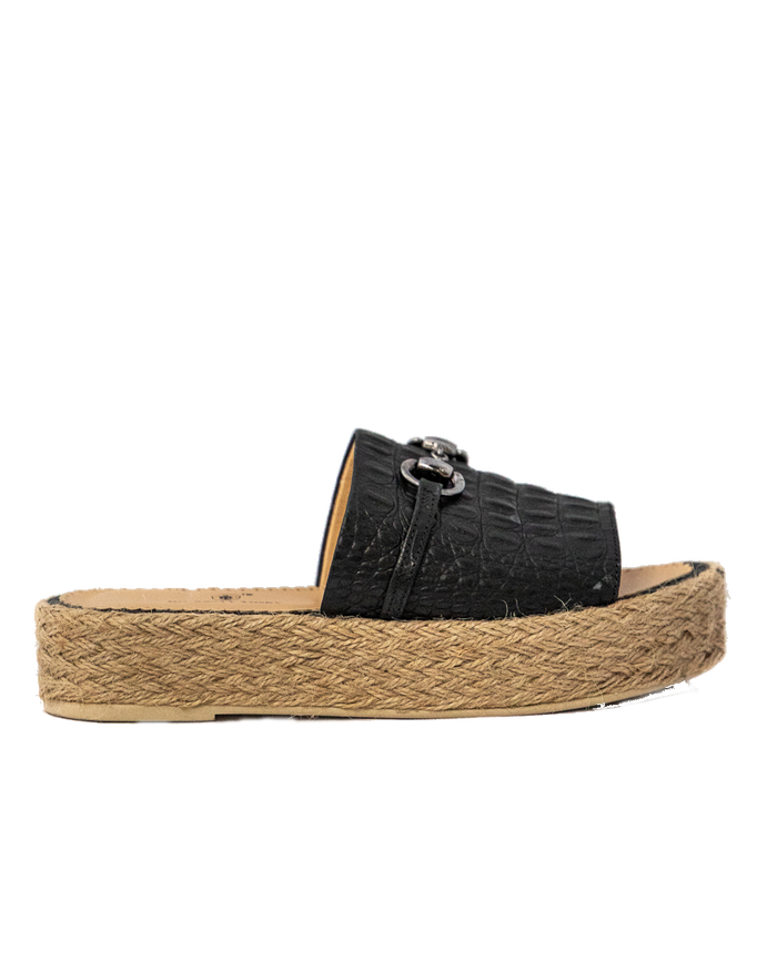 Manchester Black Espadrille
