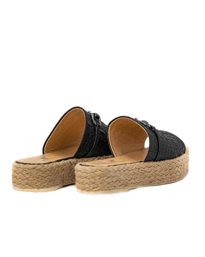Manchester Black Espadrille
