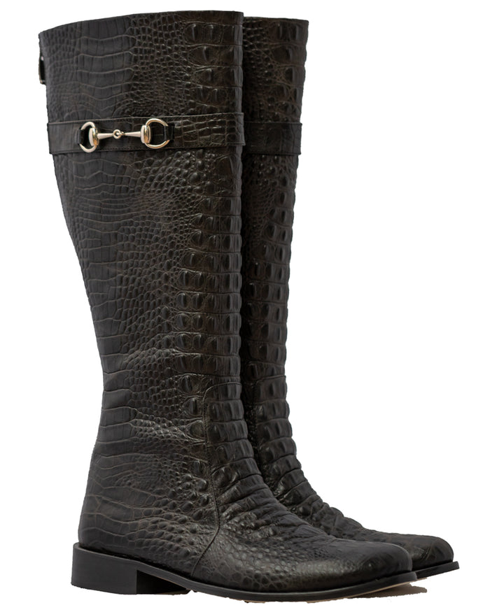 Manchester Black Riding Boot