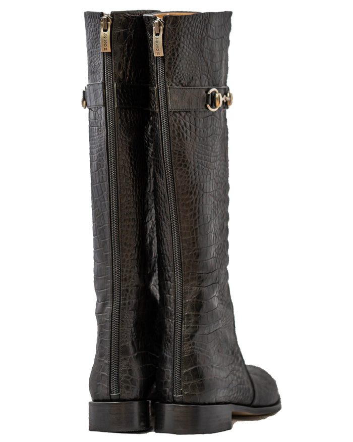 Manchester Black Riding Boot