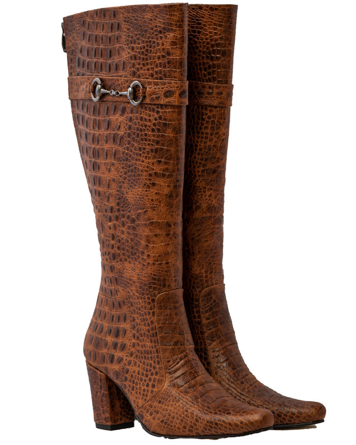 Manchester Brown Cuban Heel
