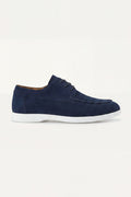 Maretti Suede Lace Shoes Navy
