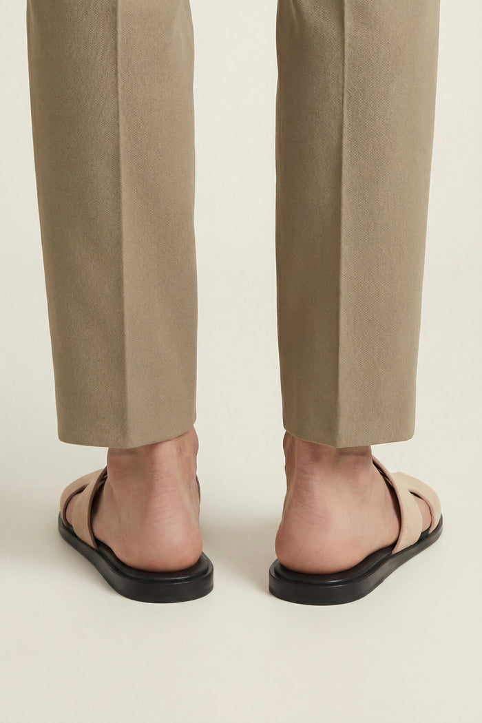 Matera Suede Sandal Beige