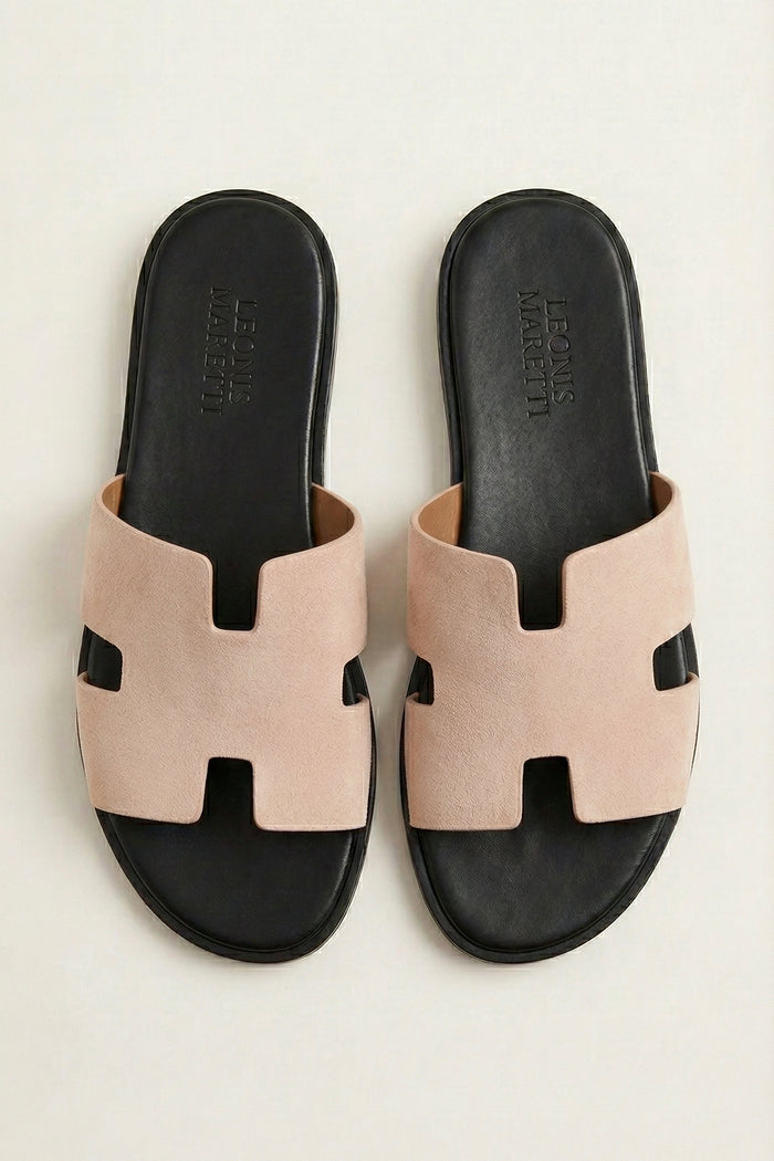 Matera Suede Sandal Beige