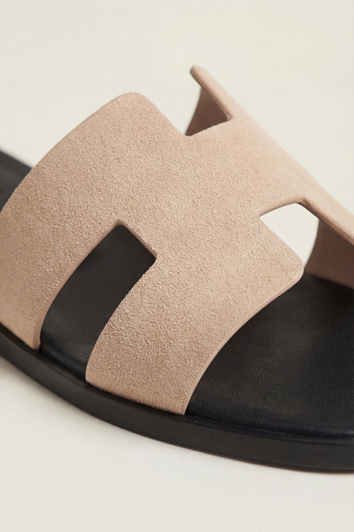 Matera Suede Sandal Beige