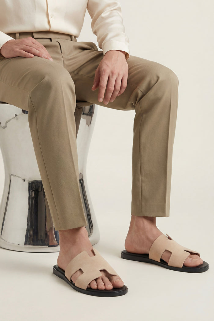 Matera Suede Sandal Beige