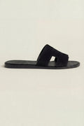 Matera Suede Sandal Black