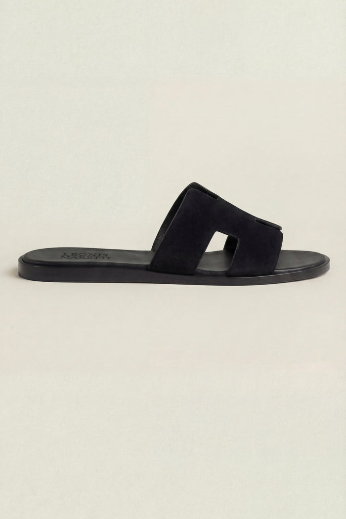 Matera Suede Sandal Black