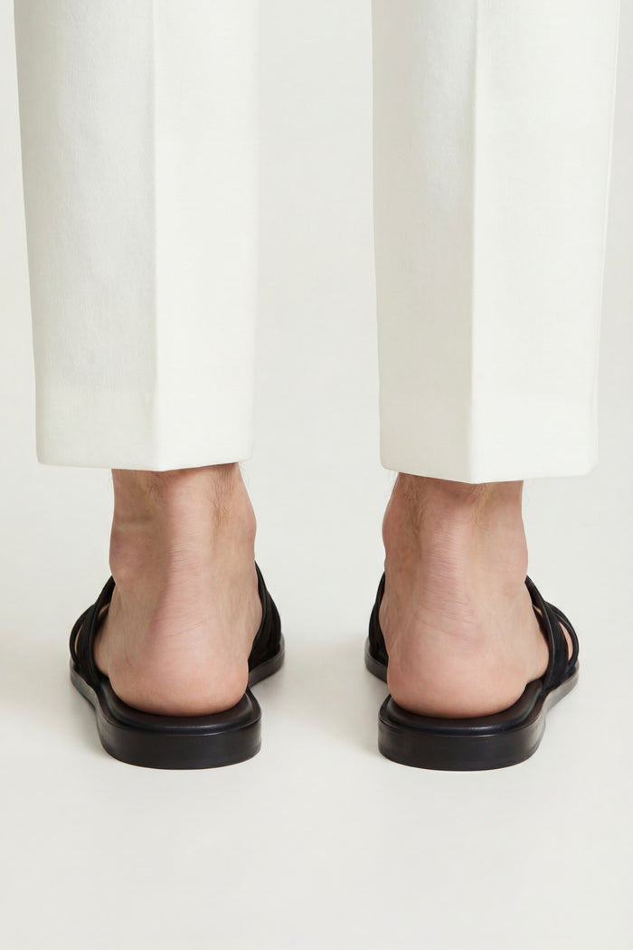 Matera Suede Sandal Black